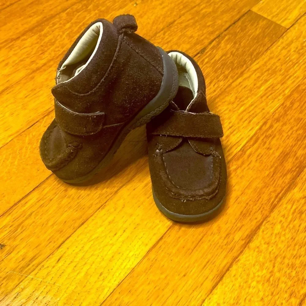 3/$15 Brown Swede/Genuine Leather Shoes